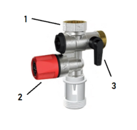 Clé Pour Vanne D'Eau/Compteur - Outil En Fer Avec Fourche - 31 Cm - Pour Ouverture Robinet D'Arrêt, Puits à Gaz