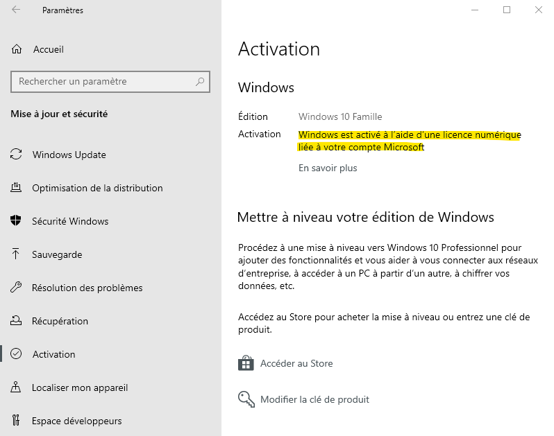 Clé de licence Windows : comment la transférer entre deux PC